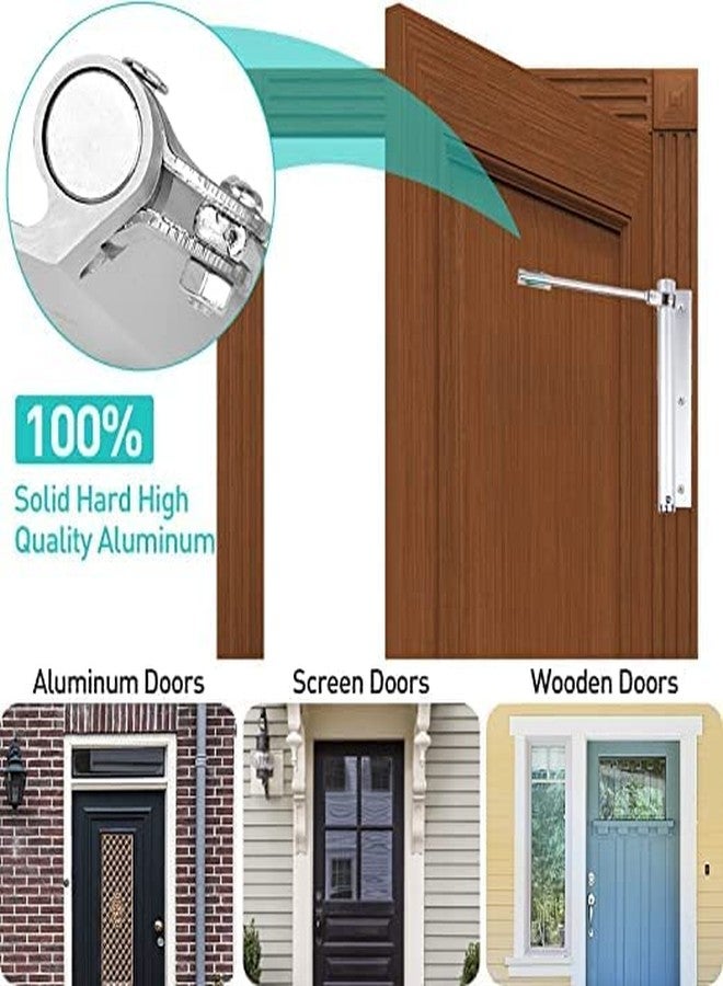 Rexmon Spring Door Closers for Light Weight Door, Residential/Commercial Purpose with Fitting Set (Color Silver) 1 Pcs - Image 5